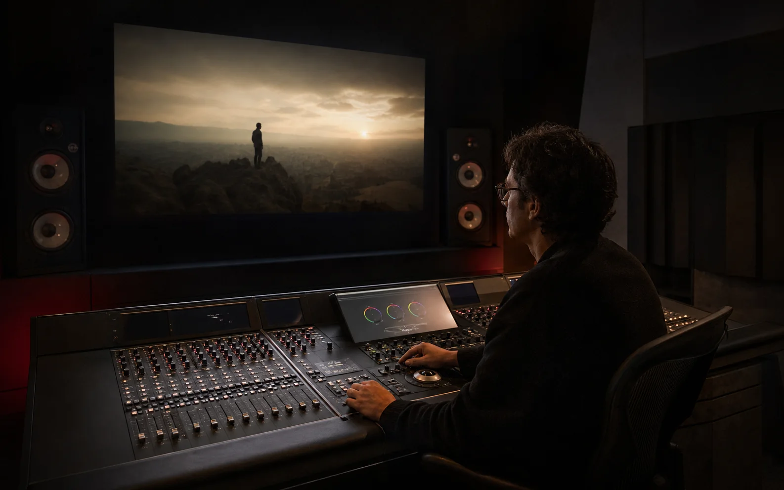 Creator finishing picture, sound, color, and captions